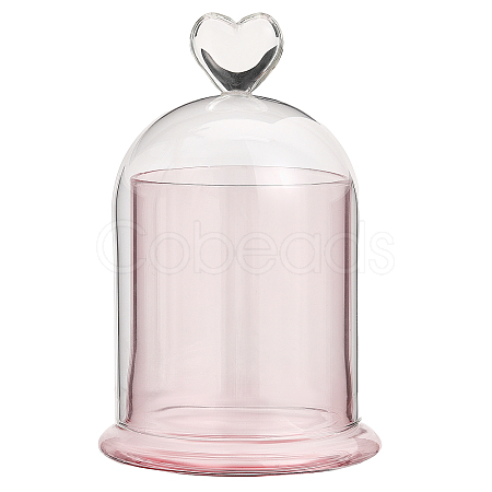 Clear Glass Dome Cover DJEW-WH0039-69B-1