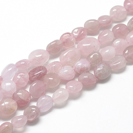 Natural Rose Quartz Beads Strands X-G-R445-8x10-13-1
