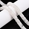 Natural Quartz Crystal Beads Strands, Rock Crystal Heishi Beads, Disc, 10.5x4.5mm, Hole: 1mm, about 50pcs/strand, 8.46~8.78''(21.5~22.5cm)