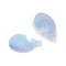 ABS Plastic Cabochons, Dolphin, for DIY Earrings, Pendant Decoration Accessories, Blue, 13x20~20.5x7mm