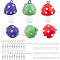 CHGCRAFT DIY Mushroom Dangle Earring Making Kits, Including Polymer Clay Pendants, Brass Earring Hooks, Mixed Color, 66Pcs/box