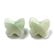 Acrylic Beads, Butterfly, Imitation Gemstone, Dark Sea Green, 11x12x7.5mm, Hole: 1mm, 1064pc/500g