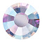 Preciosa&reg Crystal Hotfix Flatback Stones, Czech Crystal, Round(438 11 612 Chaton Rose VIVA 12 &reg), 70230 200 Pale Lilac AB, SS6(1.9~2.1mm)