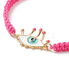 Brass Eye Link Bracelet for Women BJEW-JB09025-2