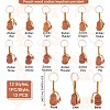 SUPERFINDINGS 12Pcs 12 Style Keychain KEYC-FH0001-08-4