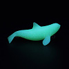 Whale Shaped Plastic Decorations DIY-F066-18-1