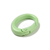 Spray Painted Alloy Spring Gate Rings AJEW-C035-01H-2