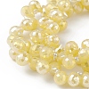 Imitation Jade Glass Beads Strands EGLA-F152-A03-3