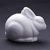 Rabbit Modelling Polystyrene Foam  DIY Decoration Crafts DJEW-F001-02-2