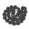 Electroplate Non-magnetic Synthetic Hematite Beads Strands G-N0322-04-3