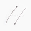 304 Stainless Steel Ball Head Pins STAS-O105-04-0.6x25mm-2