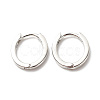 Brass Hinged Hoop Earrings for Women X-EJEW-G306-03P-1