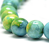Synthetic Ocean White Jade Beads Strands X-G-S254-6mm-C04-4