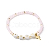 Glass Beads Stretch Bracelets Sets BJEW-JB06575-01-4