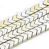 Electroplate Non-magnetic Synthetic Hematite Beads Strands G-T061-133B-1