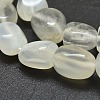 Natural White Moonstone Beads Strands G-O186-C-04-2