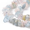 Natural Morganite Chip Beads Strands G-E271-84-4