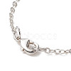 Brass Curb Chain Bracelet for Men Women BJEW-JB09134-5