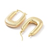 Brass Hoop Earrings EJEW-H301-01G-07-2