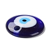 Blue Evil Eye Resin Pendants CRES-D012-01C-3