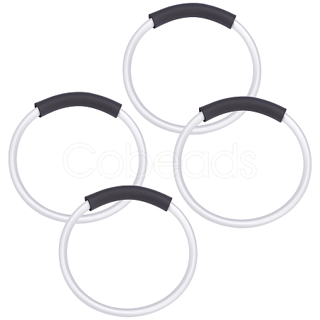 CHGCRAFT 4Pcs Round Ring Shaped Aluminum Bag Handles FIND-CA0003-52-1