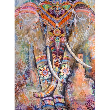 5D DIY Diamond Painting Animals Canvas Kits DIY-C004-18-1