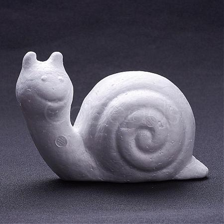 Snail Modelling Polystyrene Foam /Styrofoam DIY Decoration Crafts DJEW-F001-03-1
