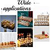 7-Hole Bamboo Glass Holder Display Racks ODIS-WH0025-75-7