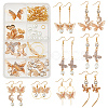 SUNNYCLUE DIY Butterfly Earring Making Kits DIY-SC0018-69-1