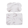   120 Pcs 6 Styles Marble Pattern Paper Display Cards CDIS-PH0001-29-6