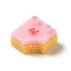 Cute Pig Theme Resin Imitation Food Decoden Cabochons RESI-U0003-02C-2