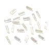 10G Ceylon Glass Twist Bugle Beads SEED-L012-01B-3