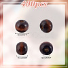 GOMAKERER Dyed Natural Wood Beads WOOD-GO0001-07A-2