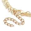 Brass Handmade Cobs Chain Link Bracelet Making AJEW-TA00007-3