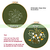 Flower Pattern Embroidery Beginner Kits DIY-WH0453-66-4