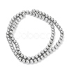 Electroplate Synthetic Non-magnetic Hematite Beads Strands G-E602-04D-2