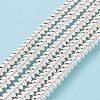 Electroplate Non-magnetic Synthetic Hematite Beads Strands G-L485-04B-S-2