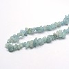 Natural Aquamarine Beads Strands G-O049-B-21-3