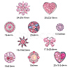 Alloy Rhinestone Snap Buttons SNAP-PH0001-06-2
