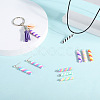 Craftdady 90Pcs 9 Colors Handmade Polymer Clay Pendants CLAY-CD0001-08-8