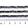 Opaque Glass Beads Strands EGLA-A035-P3mm-A18-4