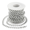 Aluminium Twisted Curb Chains CHA-YW0001-01S-4
