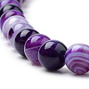 Natural Striped Agate/Banded Agate Beads Strands X-G-S259-04F-6mm-3