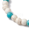 Synthetic Turquoise Bracelets BJEW-JB11150-02-4