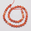 Natural Fire Crackle Agate Bead Strands X-G-K166-07F-8mm-10-2