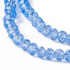 Transparent Glass Beads Strands X-GLAA-R135-2mm-16-4