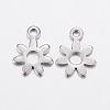 304 Stainless Steel Charms STAS-L200-32P-2