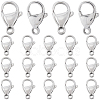 SUNNYCLUE 100Pcs 304 Stainless Steel Lobster Claw Clasps STAS-SC0007-12-1