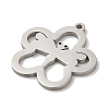 Non-Tarnish 201 Stainless Steel Pendants STAS-E206-05P-02-2