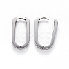 304 Stainless Steel Huggie Hoop Earrings X-STAS-S103-21P-2